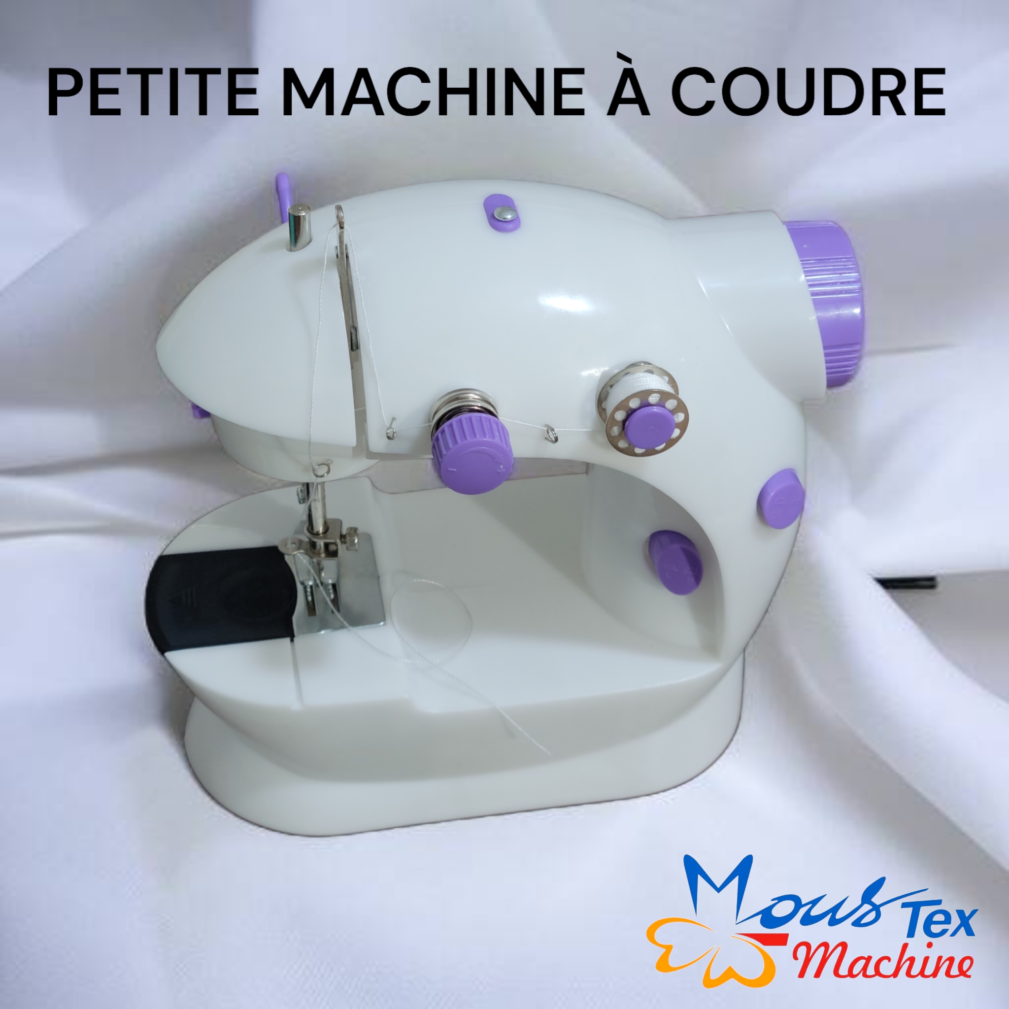 Photo00005224 Machine à coudre mauve – Image 1