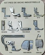 Pied-de-biche industrielle en kit de 11pcs A