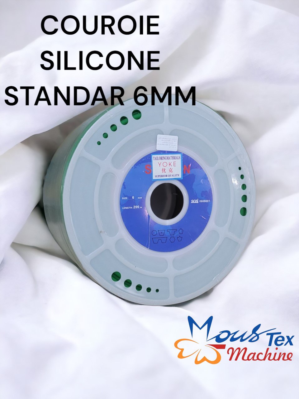 Photo00008580 Courroie silicone standard 6mm – Image 1